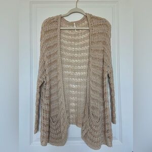 Cozy Tan Knit Sweater 🤎